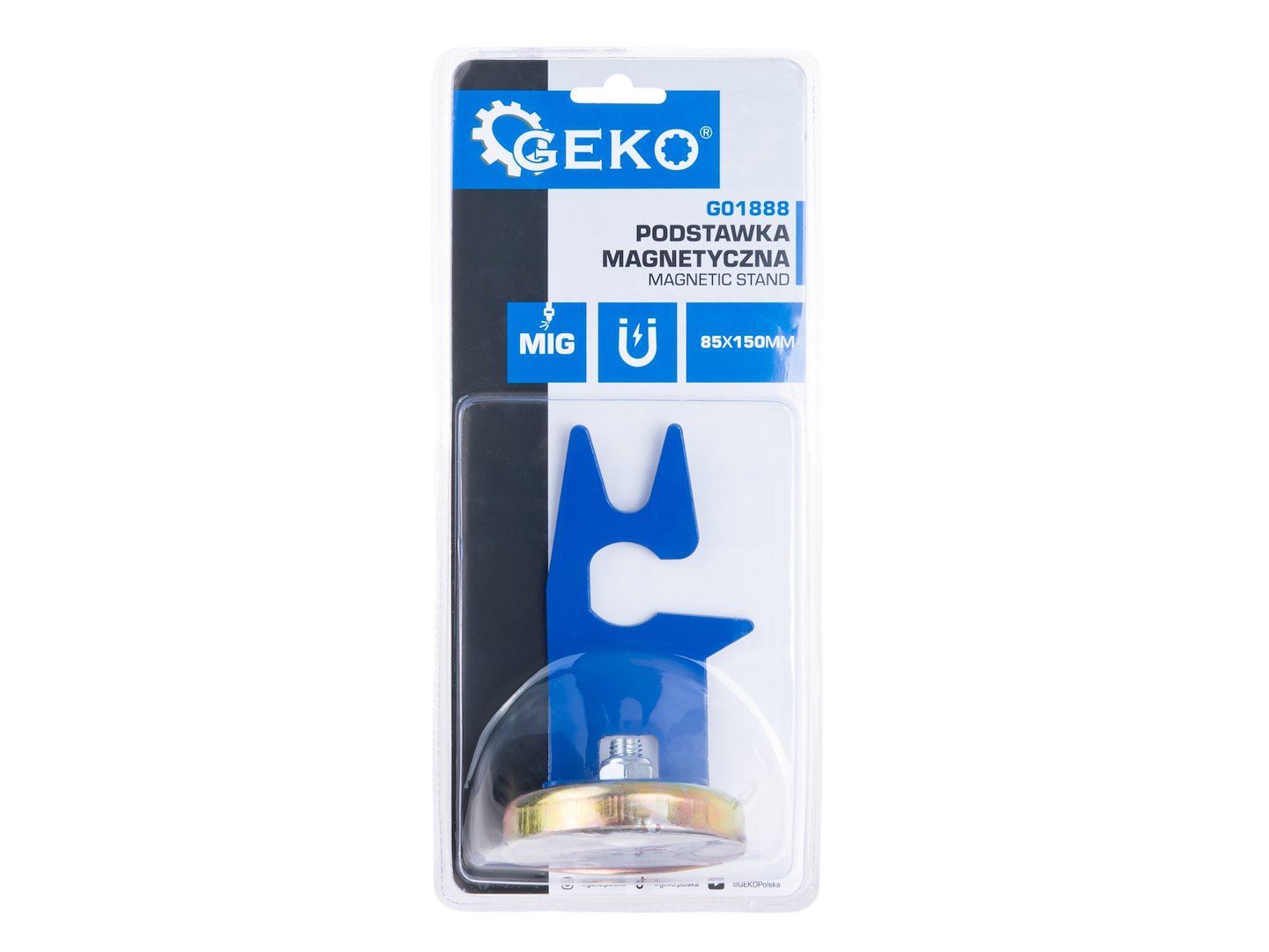 Supporto magnetico professionale per pistola di saldatura TIG 85 X 150 mm