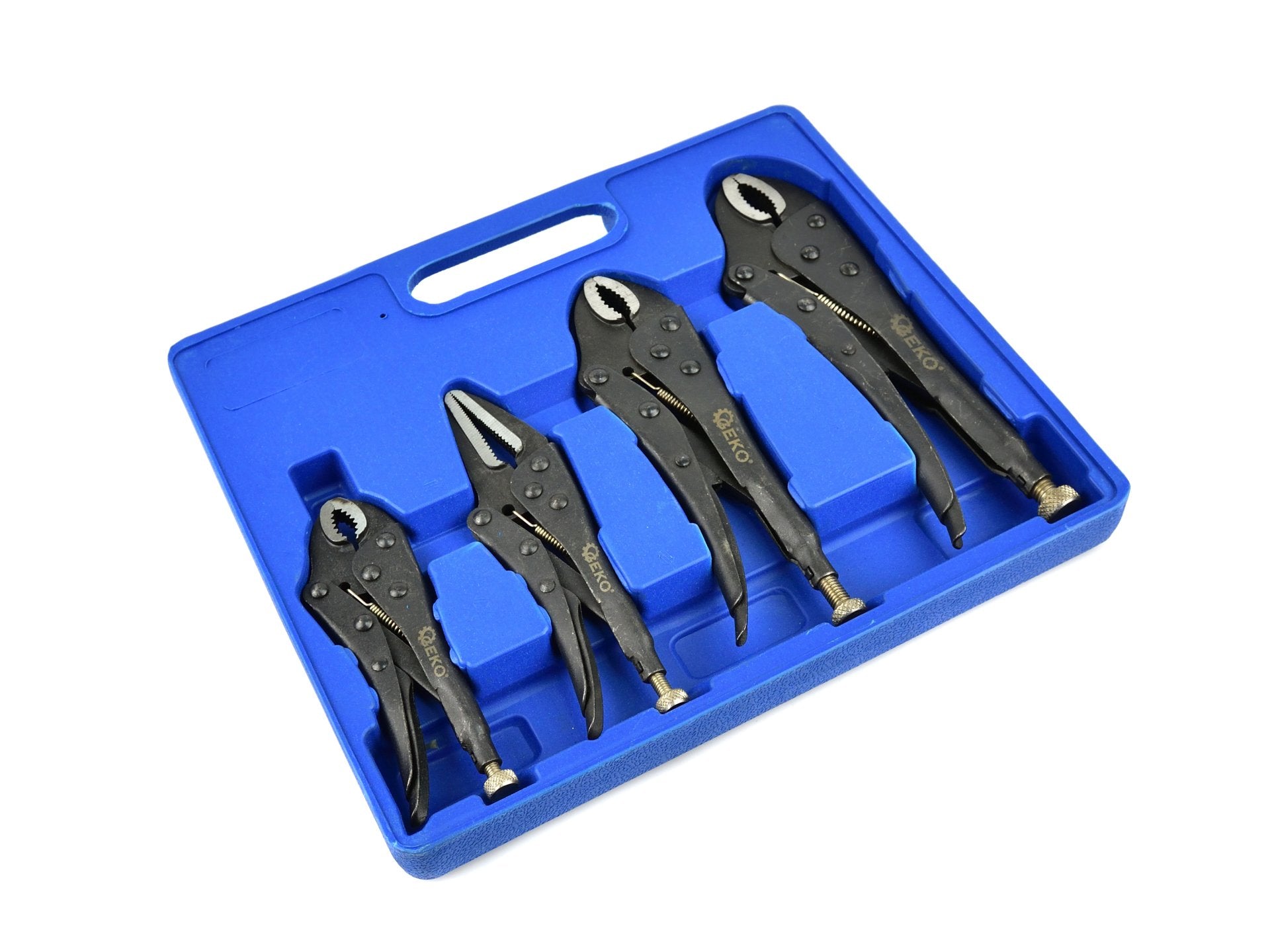 Set di pinze autobloccanti 4 p.zi, set di pinze di bloccaggio, Geko
