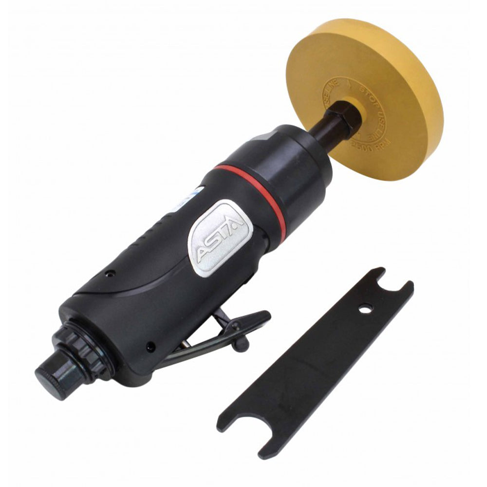 Smerigliatrice pneumatica dritta smerigliatrice pneumatica per lucidatura, sbavatura, finitura, smerigliatrice ad aria compressa, con gomma da cancellare per decalcomanie, per la rimozione professionale di pellicole e residui di colla su auto moto