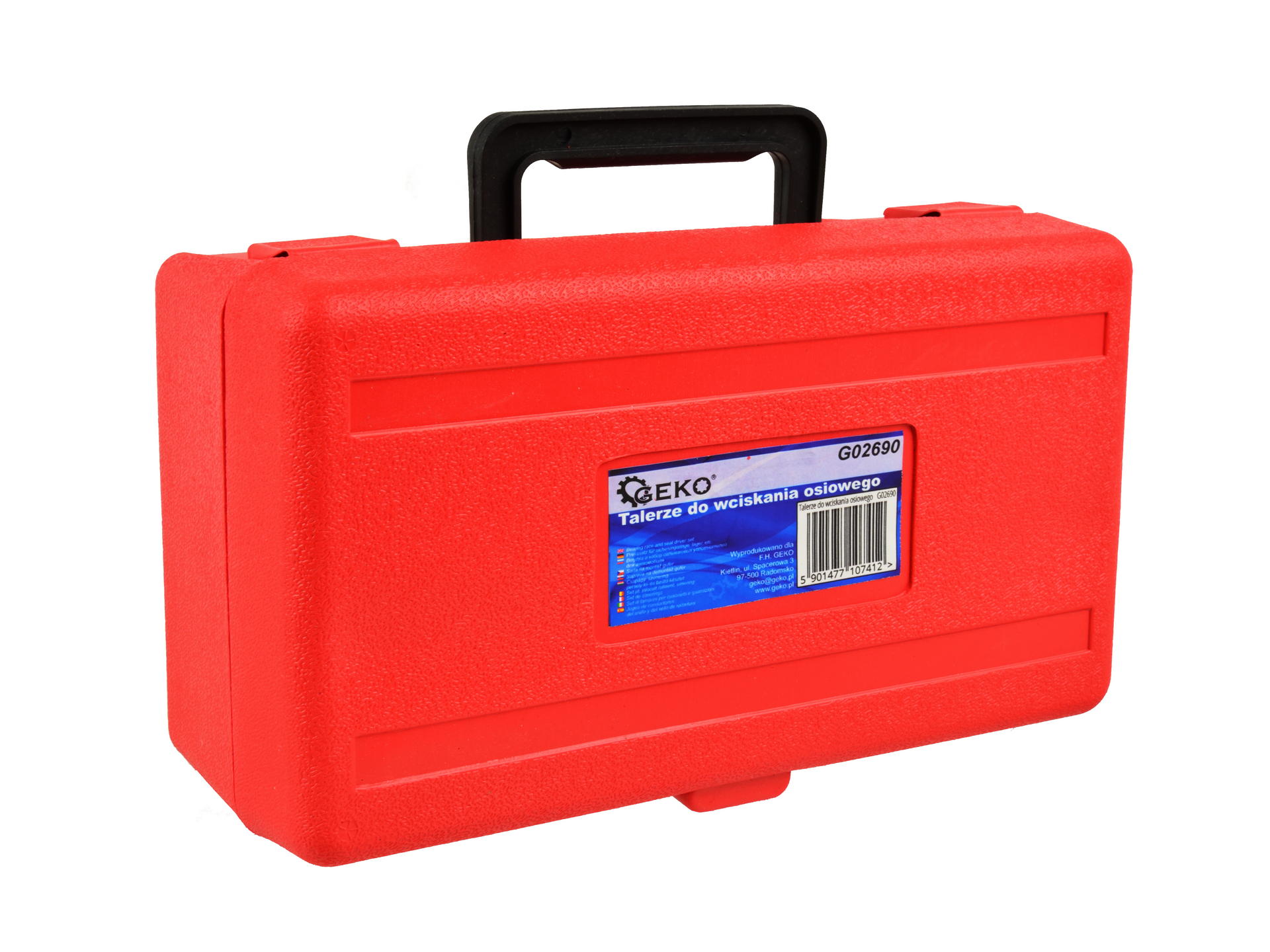 Pressa per montaggio cuscinetti e paraoli auto 39,5–81 mm Geko