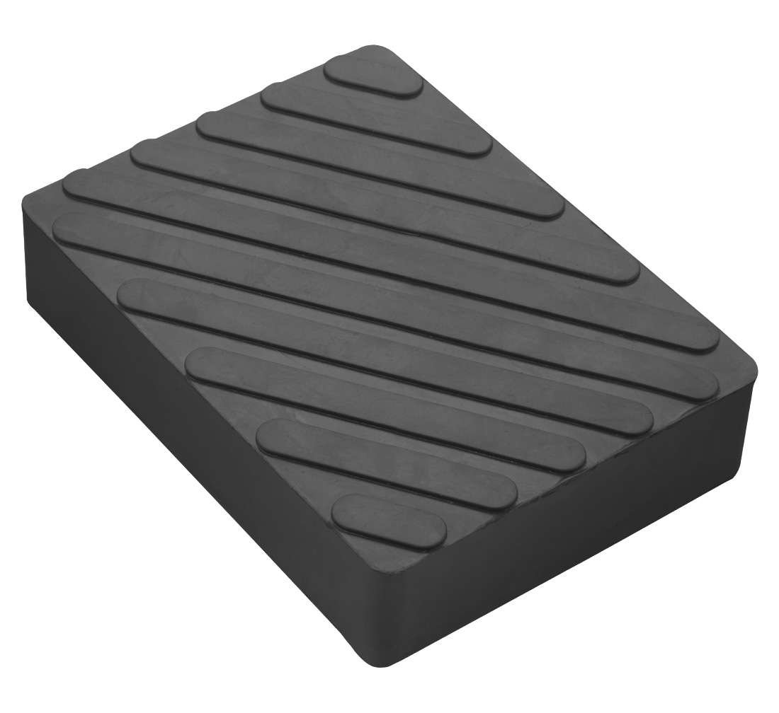 Tampone in gomma rettangolare, tappettino per cric sollevatore, cuscinetto auto, tamponi universali per ponti sollevatori 118 × 160 × 35 mm