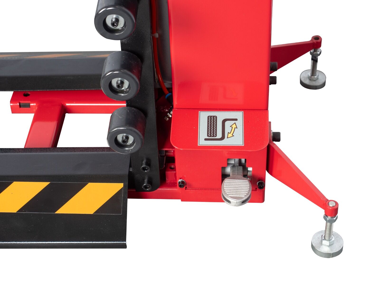 Sollevatore per pneumatici per equilibratrice, dispositivo di sollevamento per macchina equilibratrice, sollevatore pneumatico, sollevatore pneumatici, bilanciatrice-pneumatico, sollevapneumatici, capacità max 70 kg