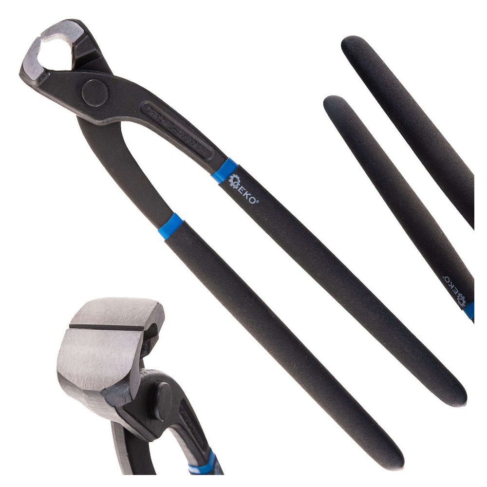 Tenaglia carpentiere, per ferro, in acciaio Cr-V, 250 mm Geko