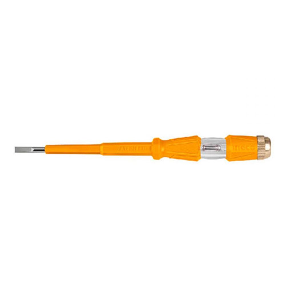 Cacciavite-cercafase rilevatore di tensione elettrica, giravite tester di tensione con indicatore led da 100 a 500 V, penna misuratrice di tensione Ingco