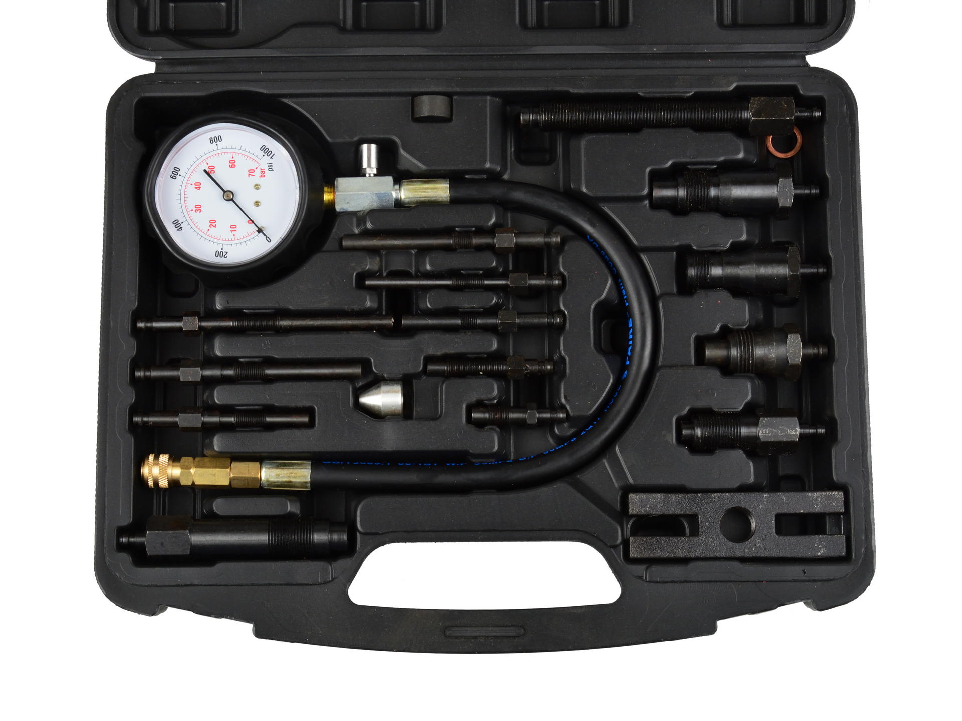 Kit di strumenti tester per compressione, motore diesel, per auto, 0-70 bar, manometro di compressione, strumento diagnostica cilindro, Gebo Tools