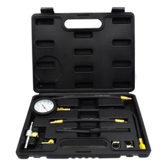 Kit tester pressione, compressione iniezione carburante, manometro diagnostico per carburante, set per testare la pressione della benzina dell’auto, 0 - 7 bar (0 - 100 PSI)
