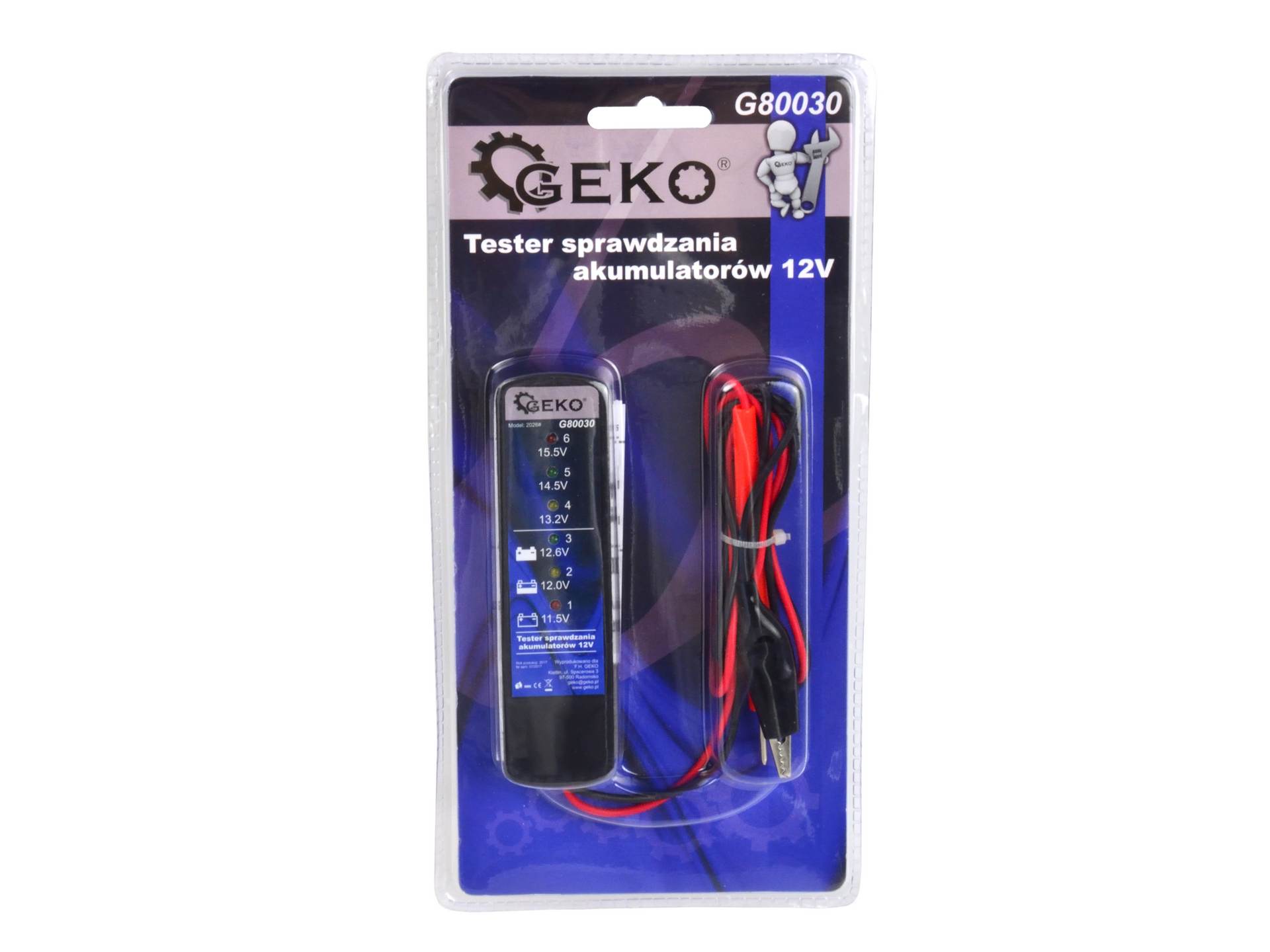 Tester per batteria da 12 v