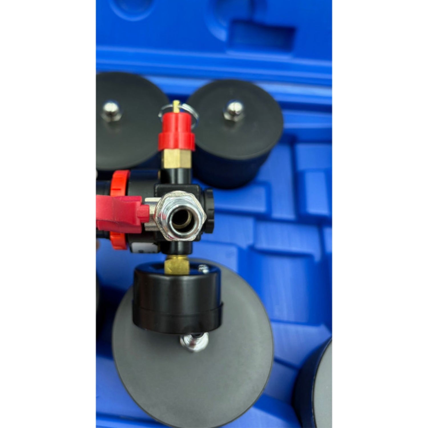 Tester di pressione turbocompressore, kit tester per tenuta della pressione dell'aria ,9 pezzi Kb Global