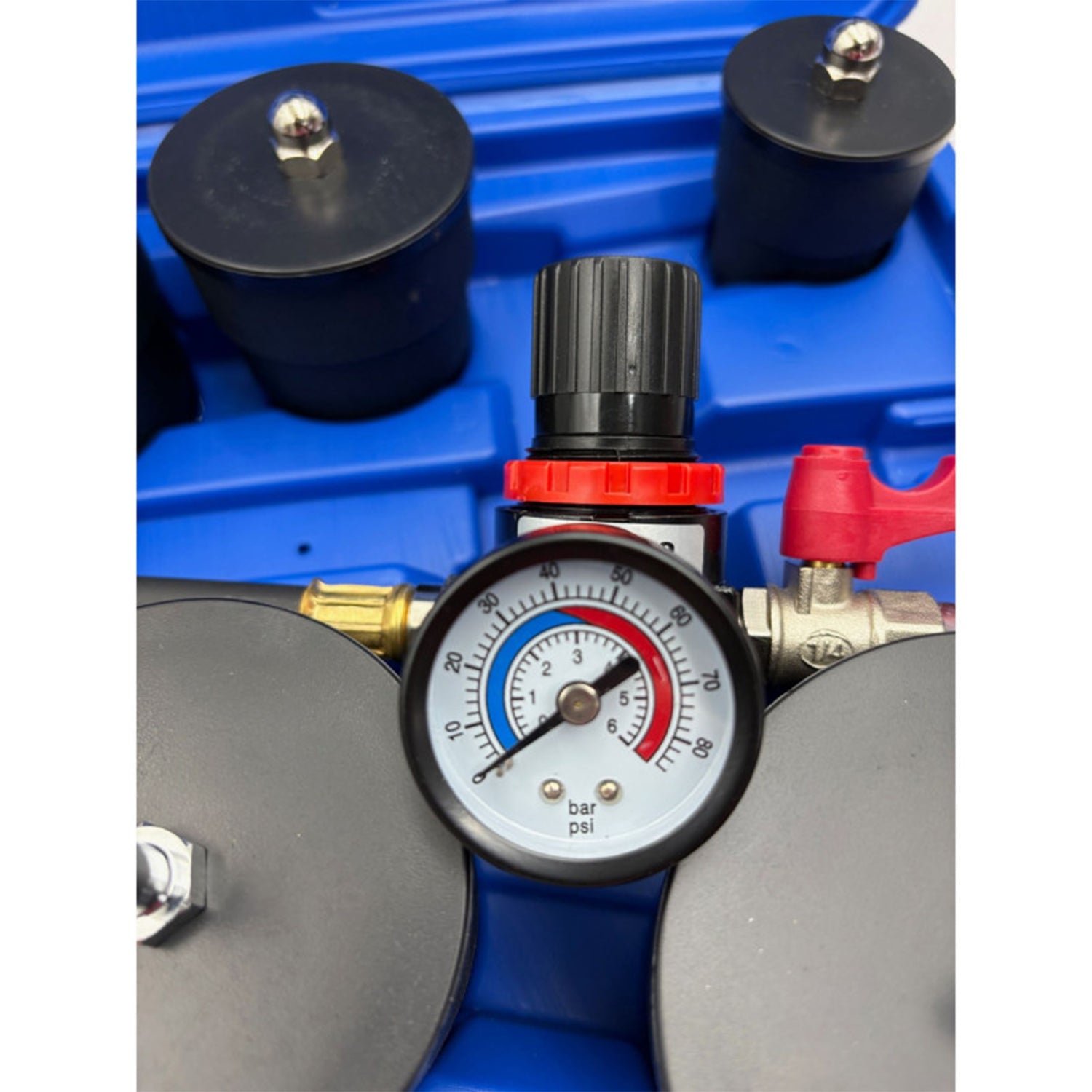 Tester di pressione turbocompressore, kit tester per tenuta della pressione dell'aria ,9 pezzi Kb Global