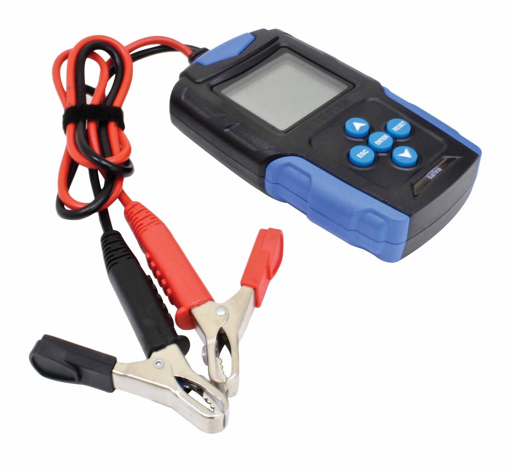 Tester per batteria auto con display digitale 12v/24v, strumento diagnostico per veicoli