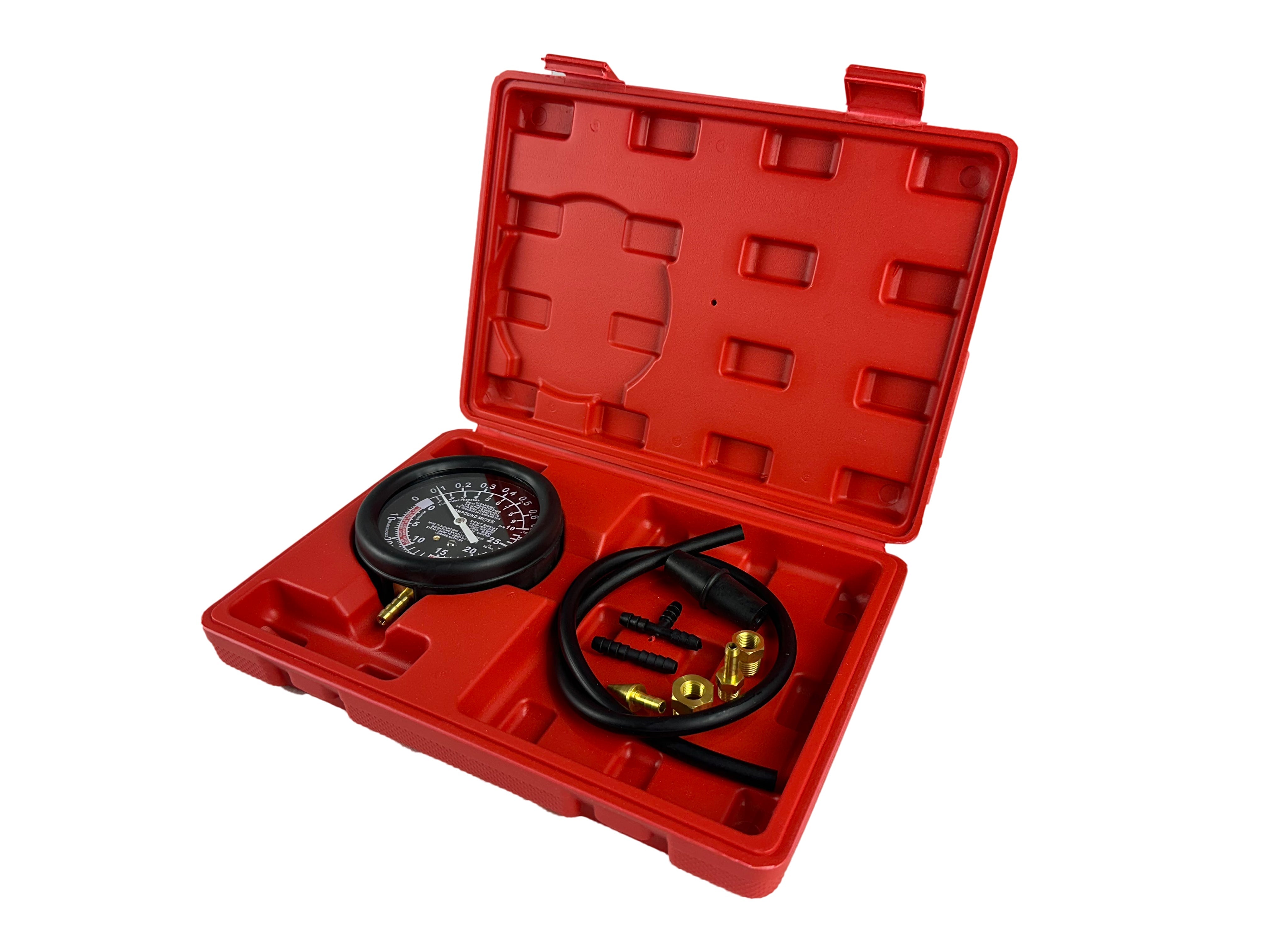 Tester pompa benzina, manometro carburatore pressione vuoto carburante auto, manometri compressione 1 bar fino a 0, 7 bar per auto e moto, Gebo Tools