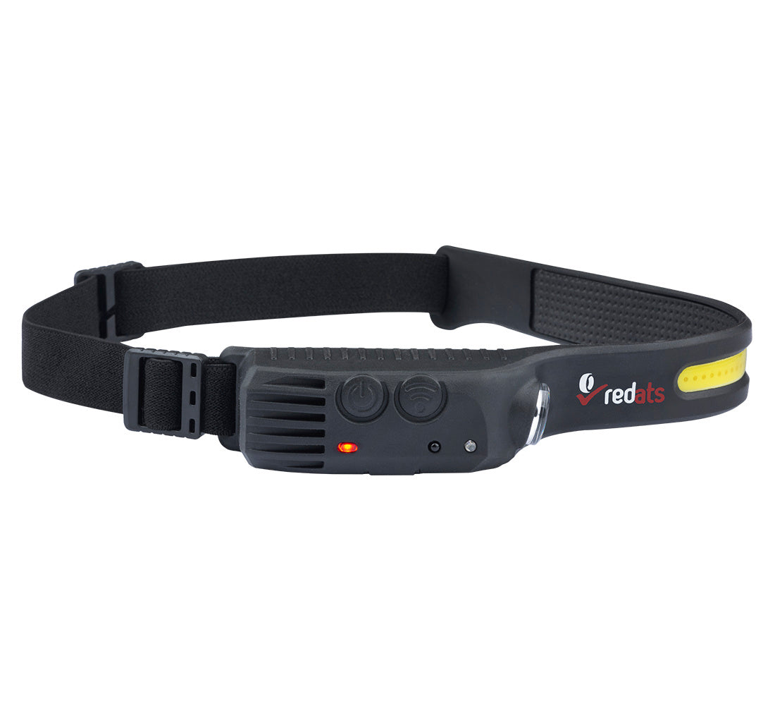 Torcia frontale con sensore Fh-200 a LED, ricaricabile, con movimento, batteria da 1200mAh