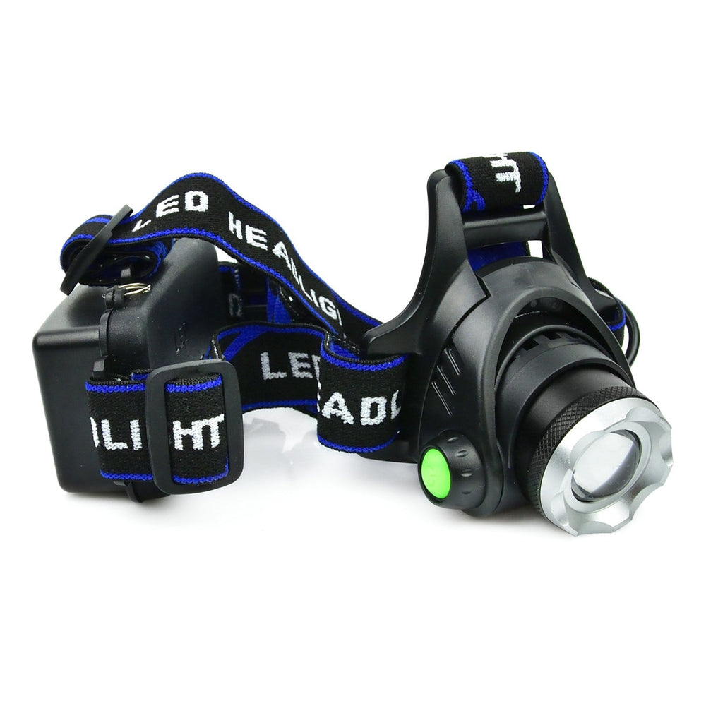 Torcia lampada frontale con batteria a LED Cree Xm-L T6 1000 lumen