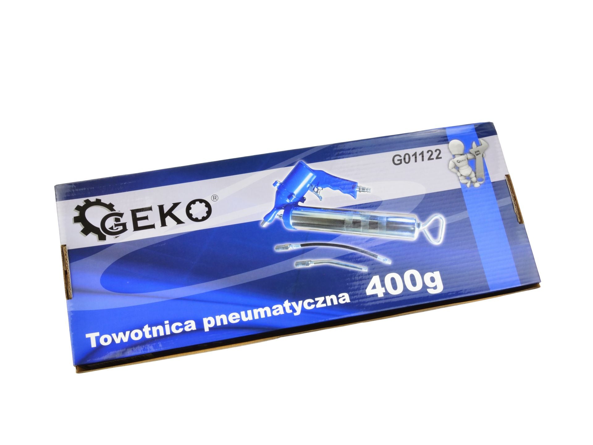 Pistola ingrassatore pneumatico, pompa grasso ad aria compressa con serbatoio da 400 ML