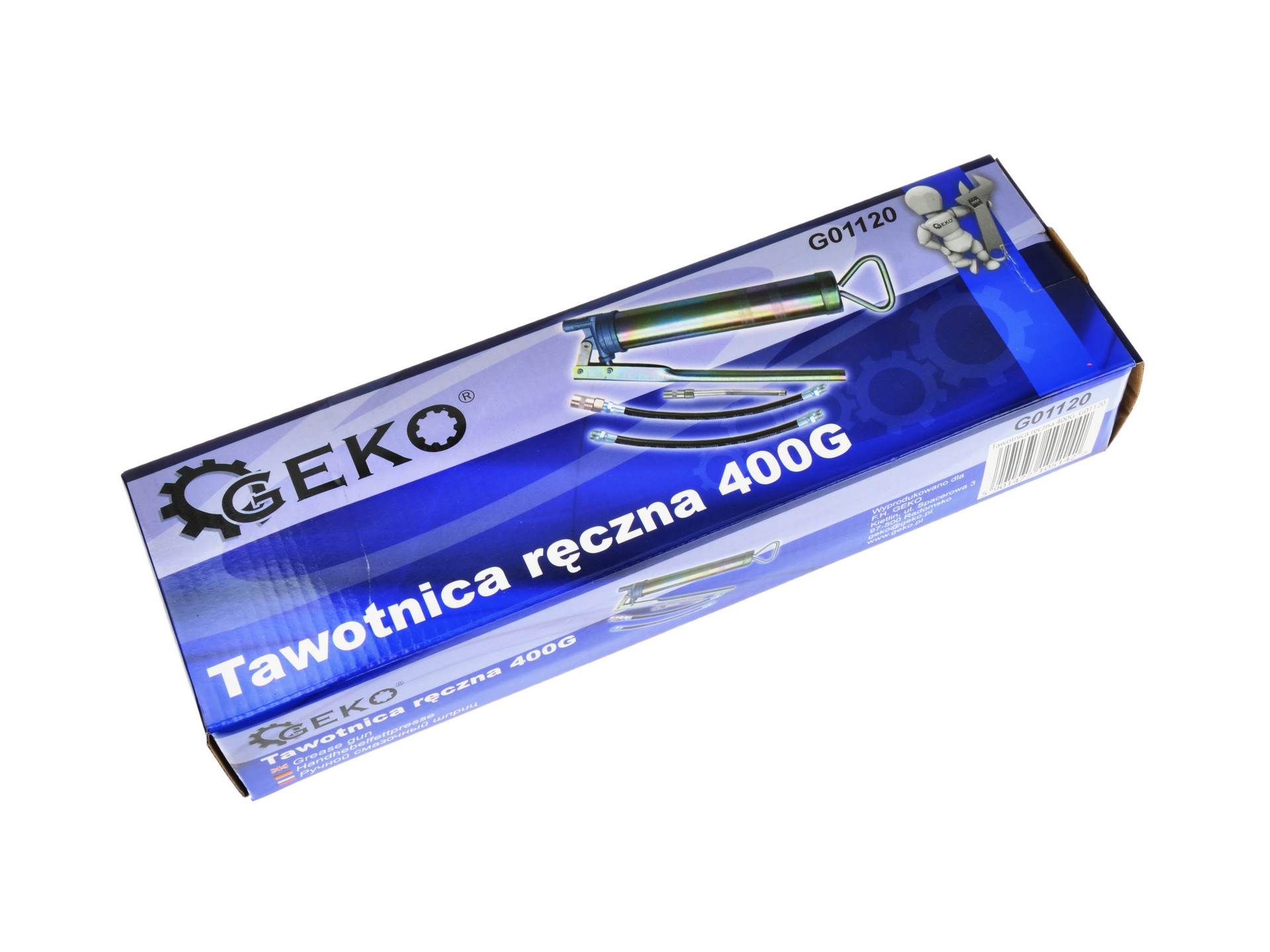 Pistola ingrassatore manuale, pistola grasso manuale con leva 400 ml