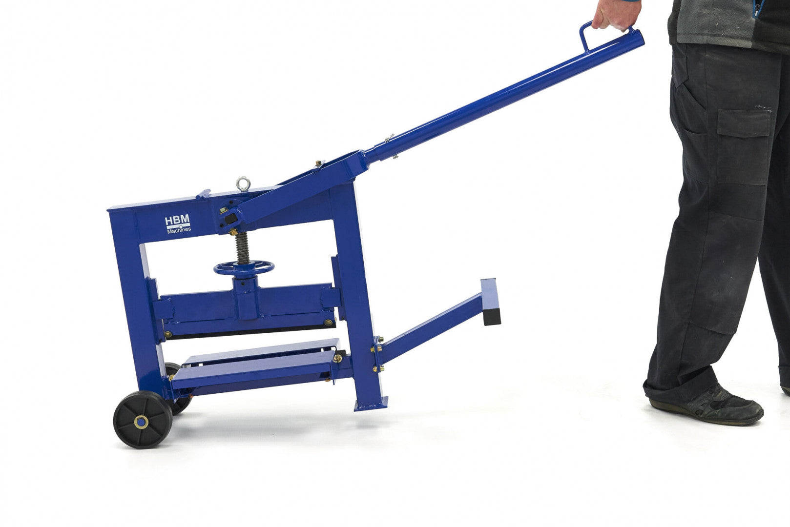 Tranciablocchi manuale taglia blocchi pietra, mattoni, spacca, tagliapiastrelle, 420mm Hbm