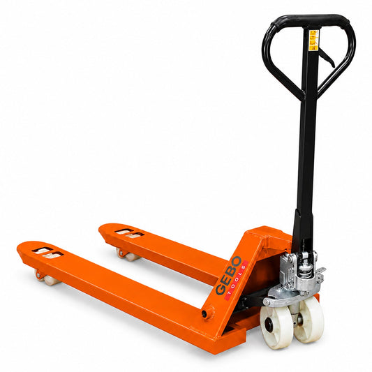 Transpallet manuale trazione sollevamento merci ,2.5 tonnellate,120 x 55 cm Gebo