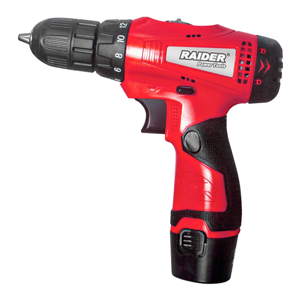Trapano avvitatore a batteria 12v 1,5Ah 24 Nm Raider