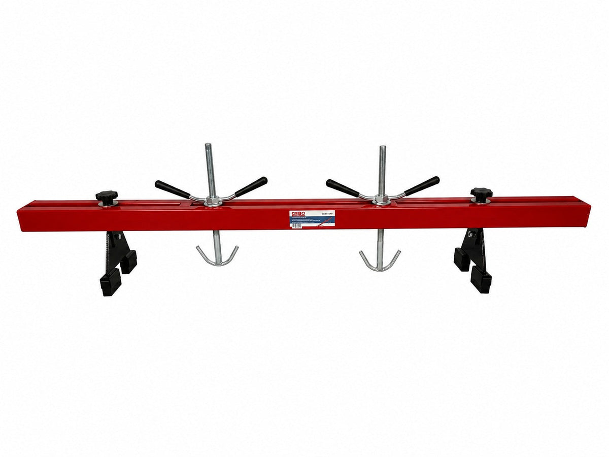Ponte motore con portata max di 500 kg, traversa per sollevamento per riparazioni di motori, barra supporto manuale, Gebo Tools