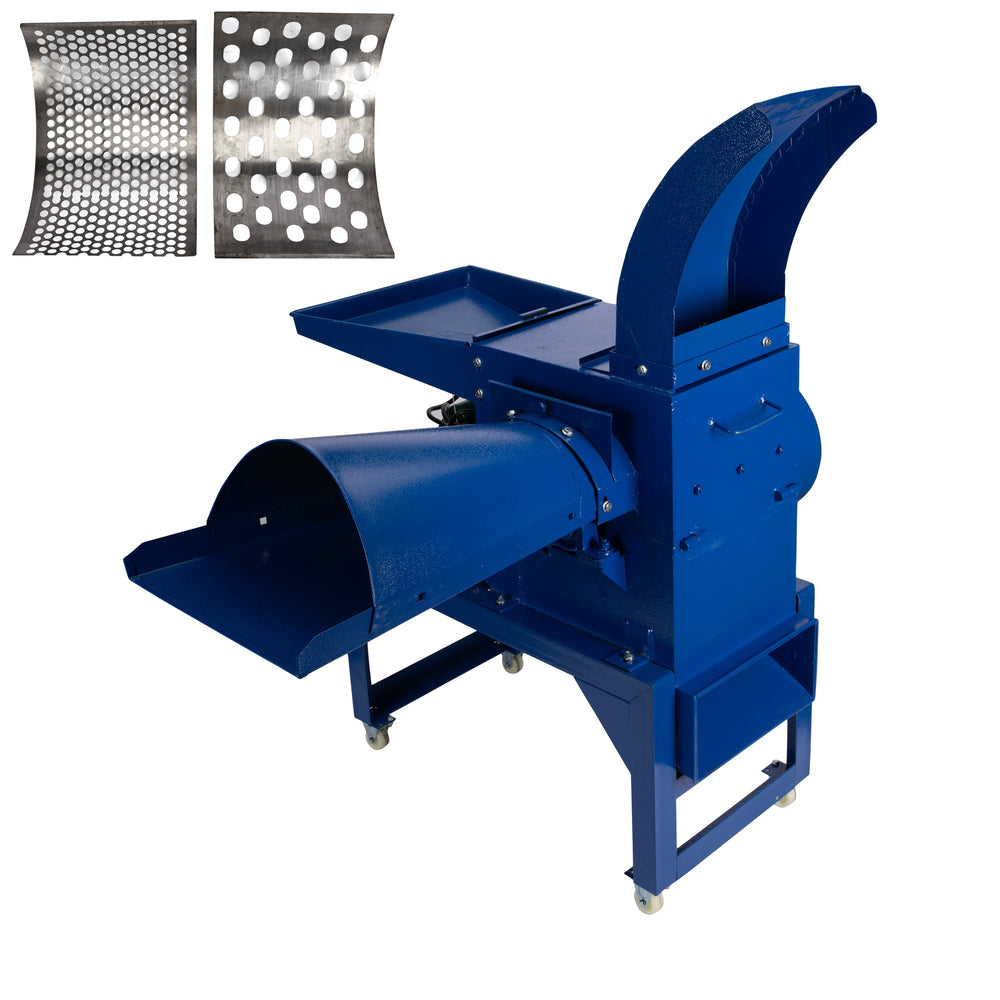 Trituratore per erba medica, fieno, stocchi di mais F-500 ,biotrituratore elettrico , cippatrice per paglia, 4000w, max 400 kg/ora