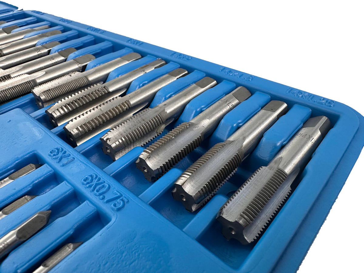 Set-kit filiere e maschi M2–M18 ,110 pezzi Gebo Tools