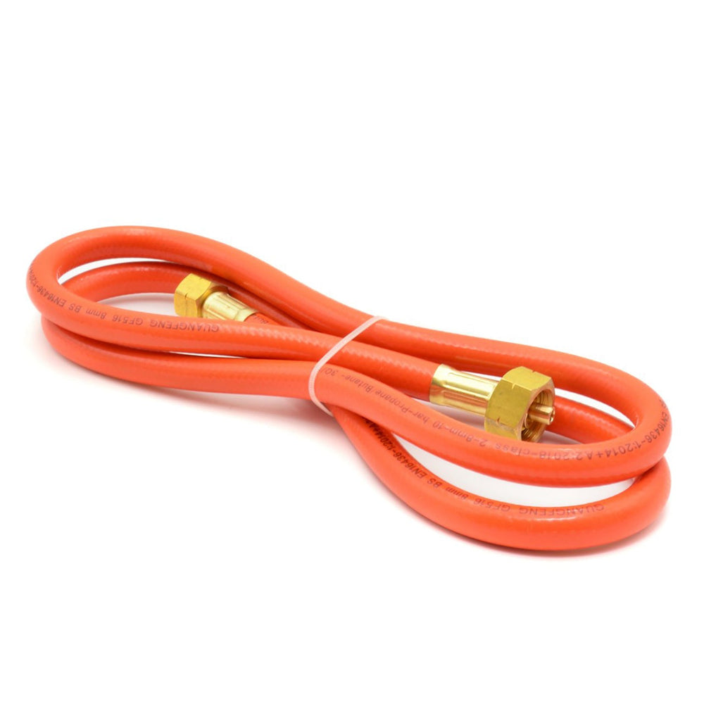 Tubo gas 1,5 m con attacco gw 3/8" w21,8 mm Geko