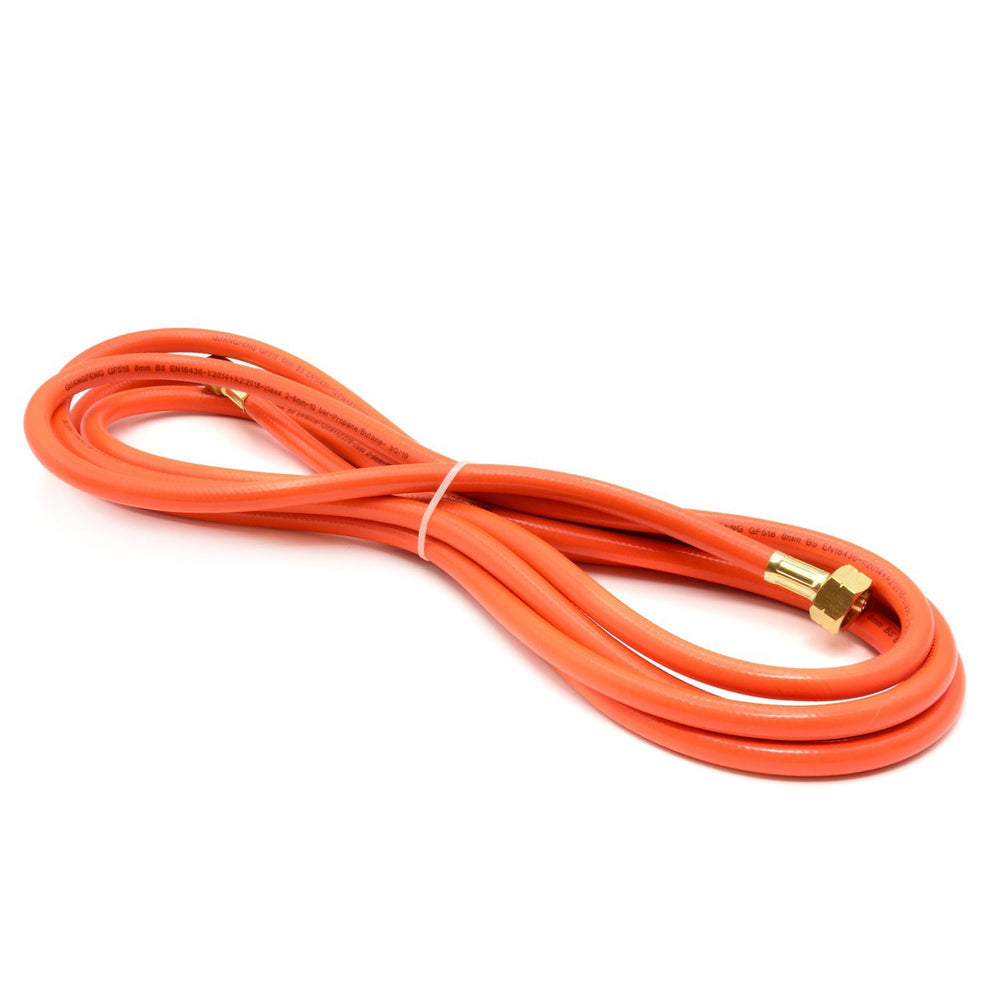 Tubo gas 5 m con attacco gw 3/8" w21,8 mm Geko