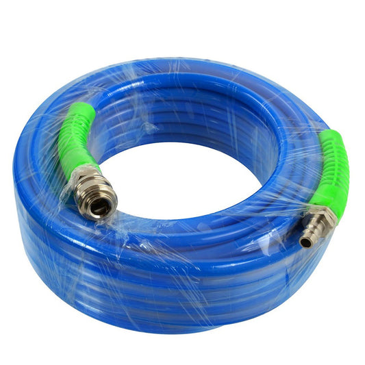 Tubo pneumatico in poliuretano rinforzato con raccordi rapidi da 1/4", 15 m, 8 × 12 mm Geko