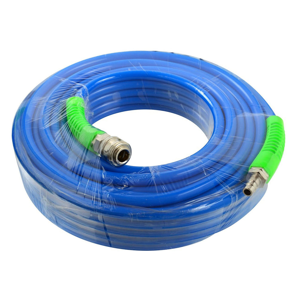 Tubo pneumatico in poliuretano rinforzato con raccordi rapidi da 1/4", 20 m, 8 × 12 mm Geko