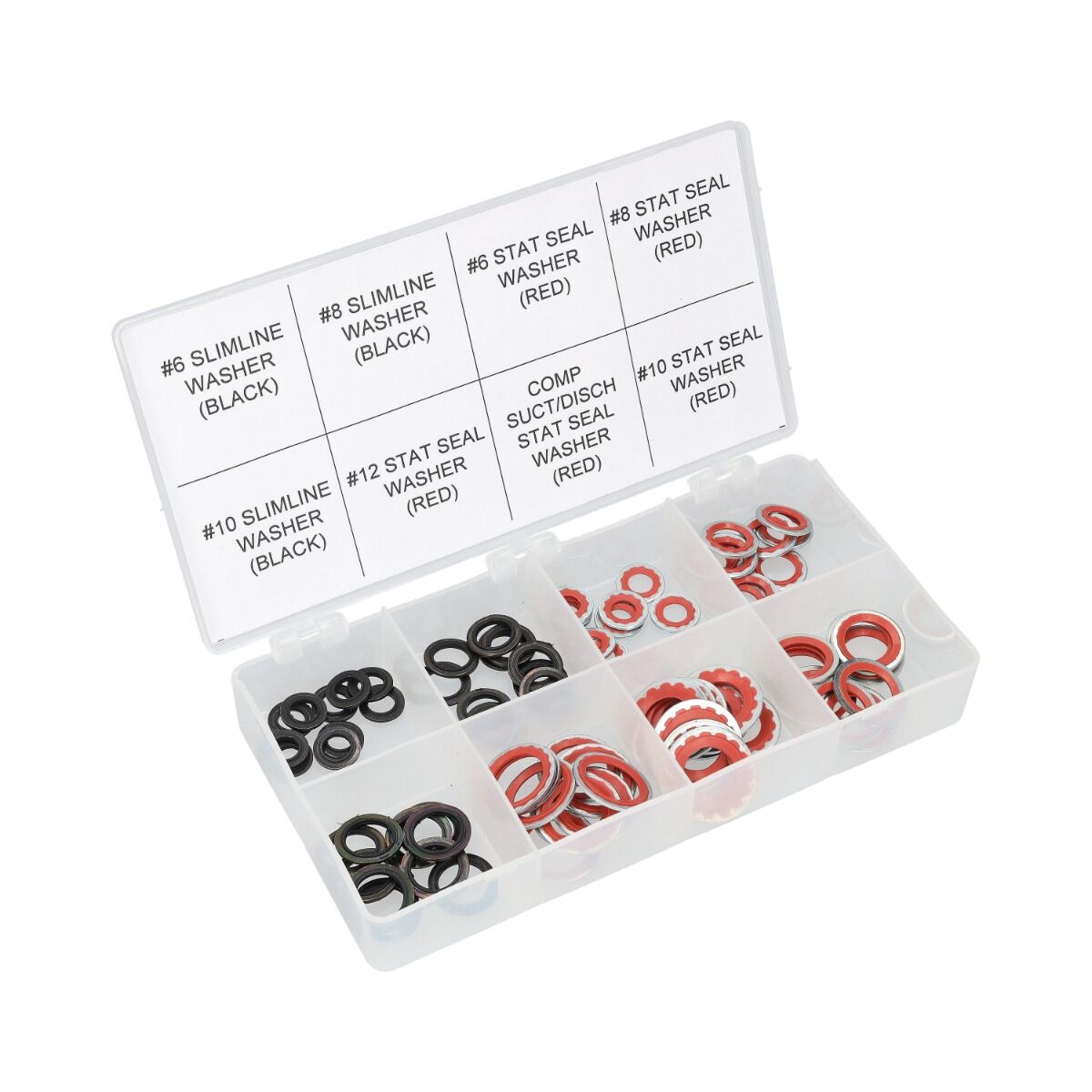 Automotive AC kit, kit aria condizionata metrica, assortimento set per auto A/C compressore e sanitari professionali raccordi guarnizione riparazione, 80 pezzi