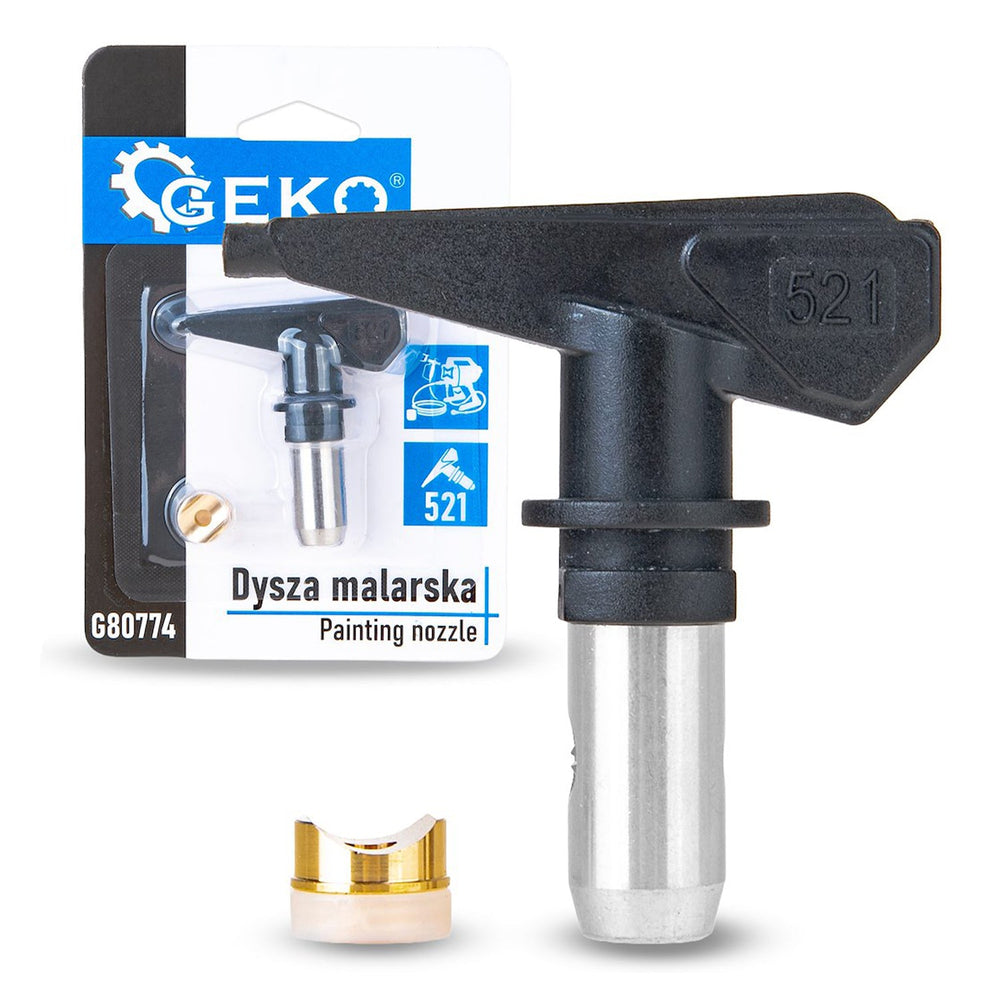 Ugello airless universale ad alta pressione per pistola airless professionale, punta della pistola a spruzzo di vernice per lavori di spruzzatura,angolo 50° foro 0.021