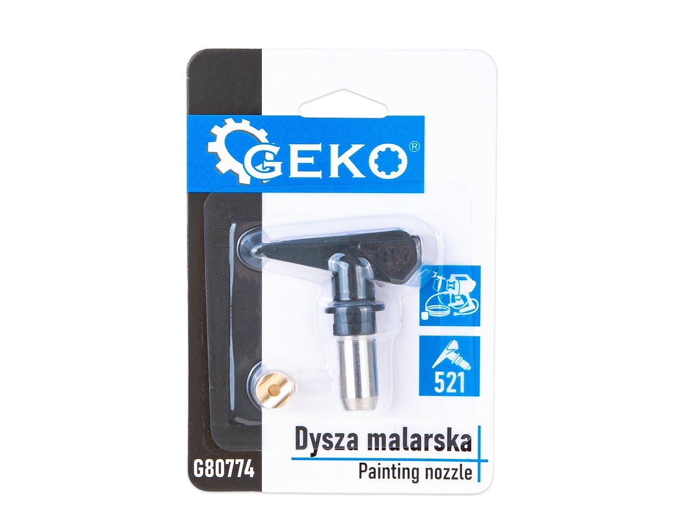Ugello airless universale ad alta pressione per pistola airless professionale, punta della pistola a spruzzo di vernice per lavori di spruzzatura,angolo 50° foro 0.021