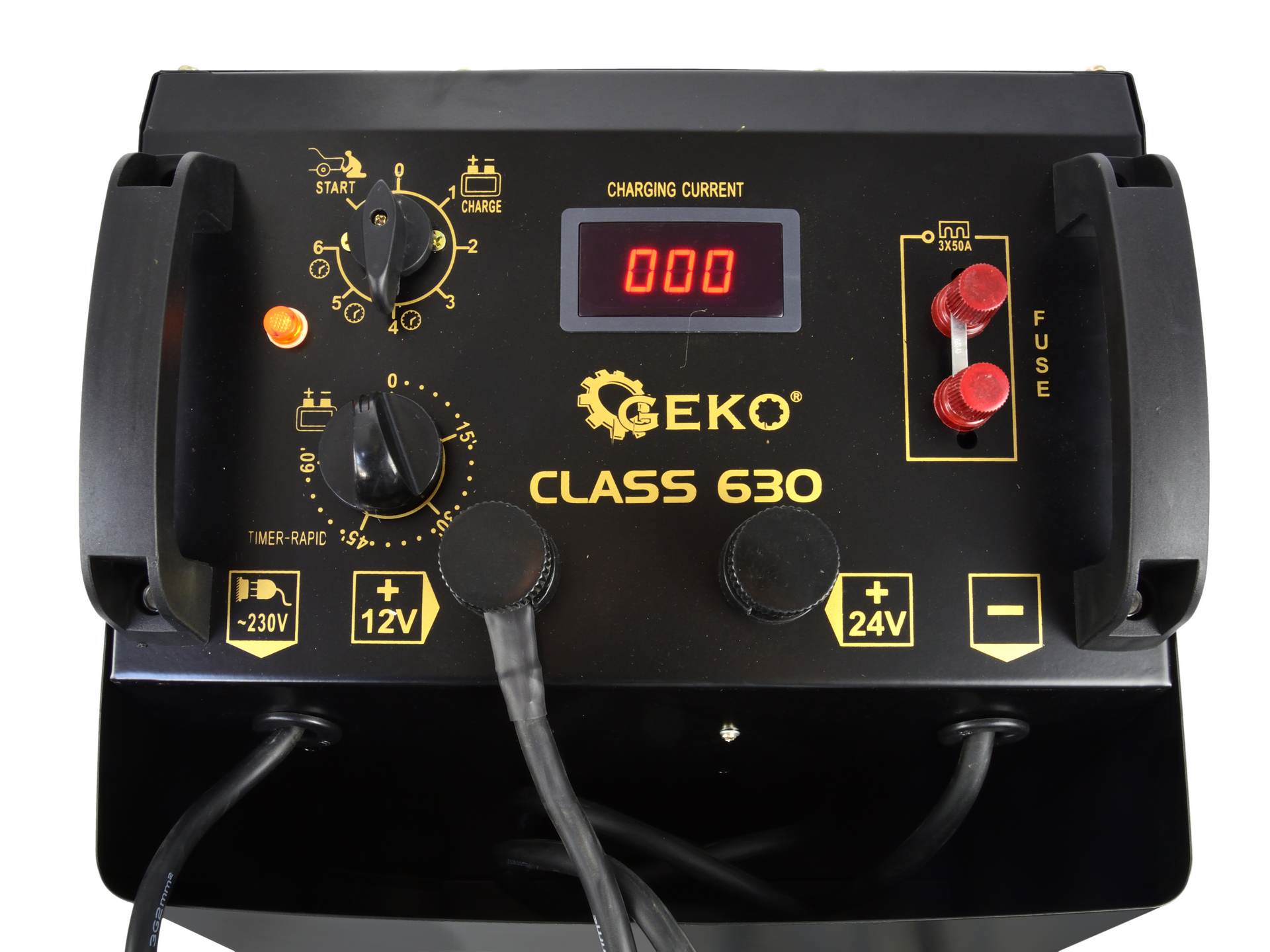 Caricabatterie auto portatile 550 A Class 630 avviatore di emergenza con cavi di avviamento per auto e moto