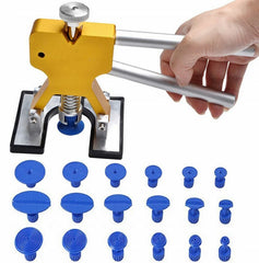 Kit tirabolli ventosa carrozzeria, ripara ammaccature da grandine per auto,18 ventose,Invento
