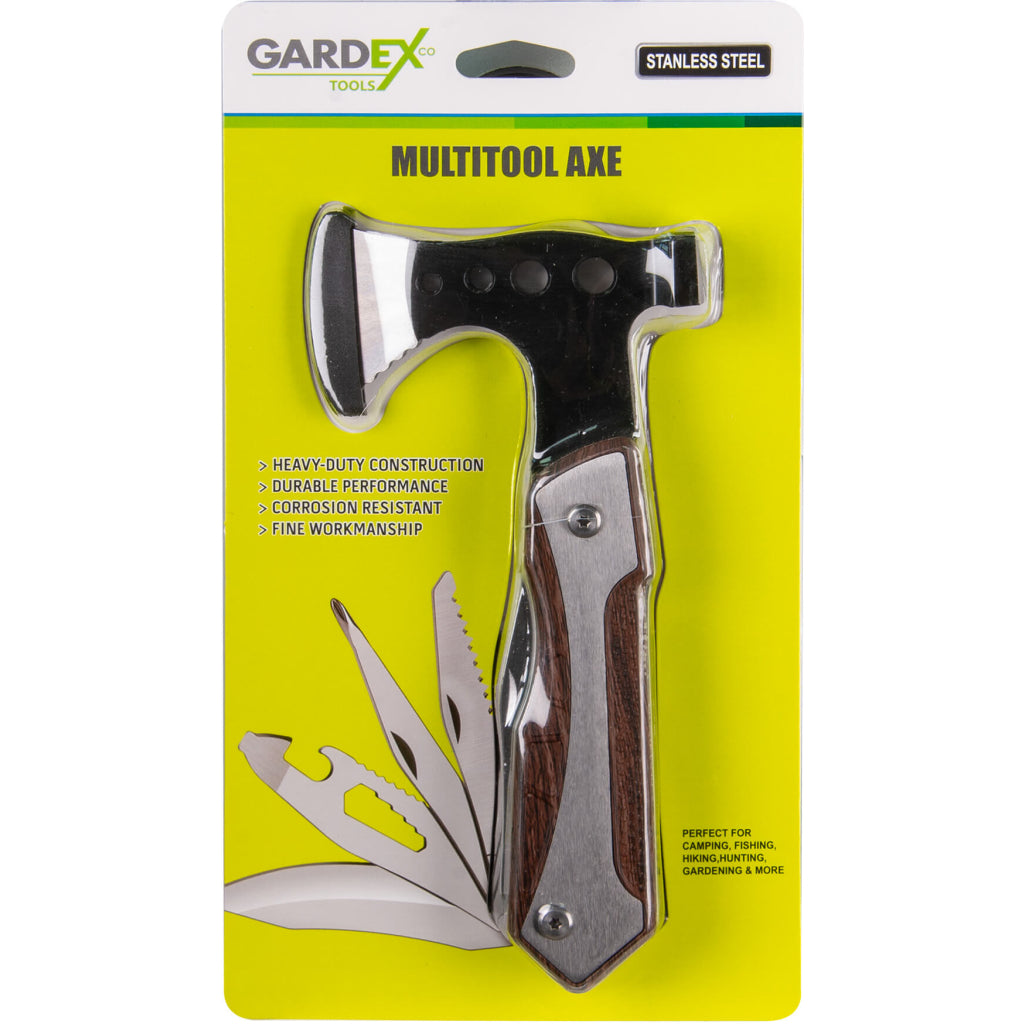 Utensile multifunzione da campeggio con ascia GX GARDEX