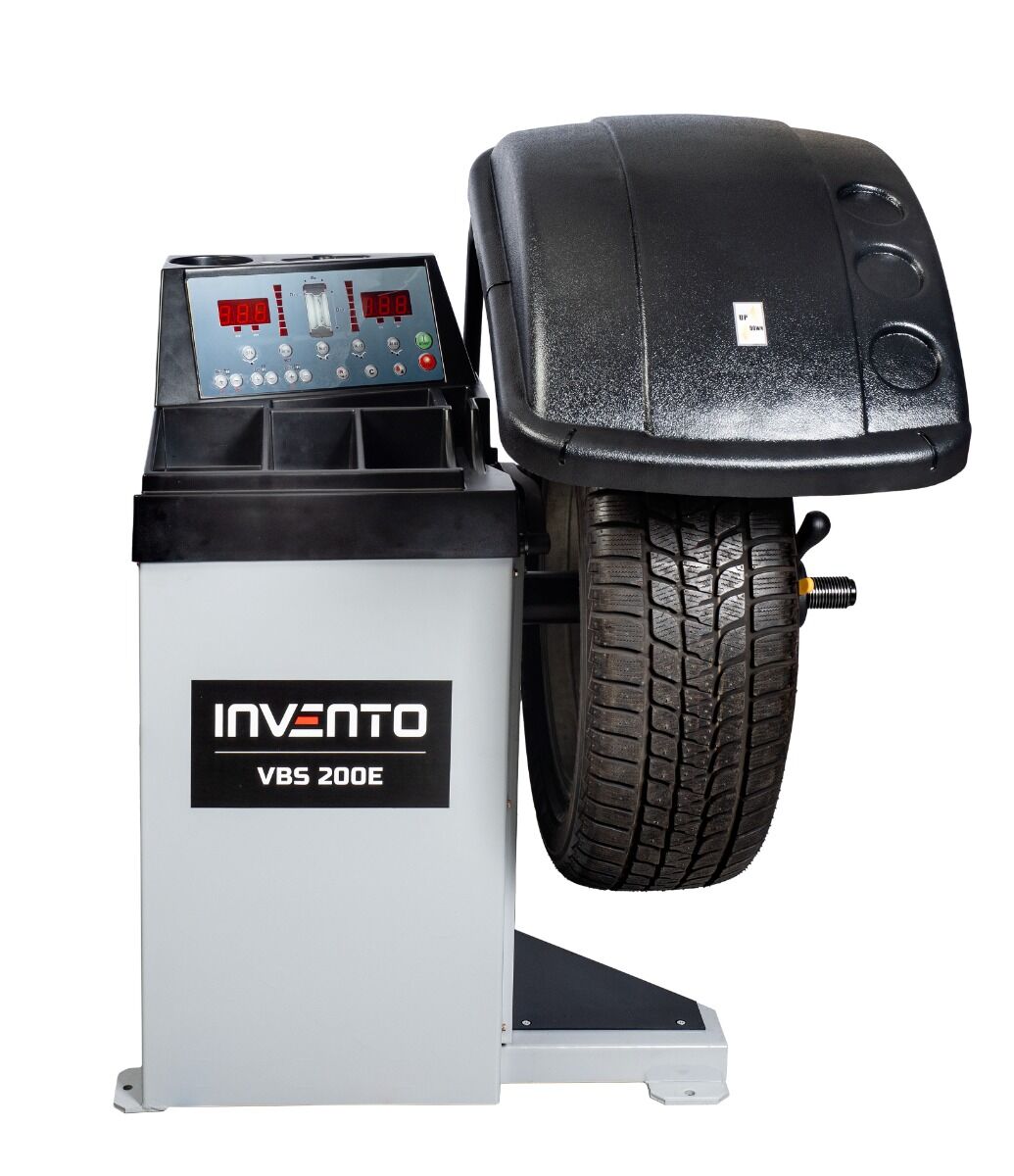 Macchina equilibratrice pneumatica semi-automatica 24'',  macchina per calibrare ruote auto semi-automatica Invento VBS 200E