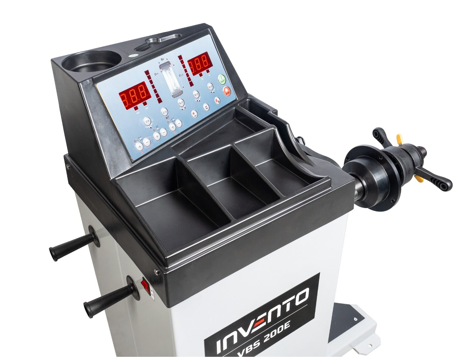 Macchina equilibratrice pneumatica semi-automatica 24'',  macchina per calibrare ruote auto semi-automatica Invento VBS 200E