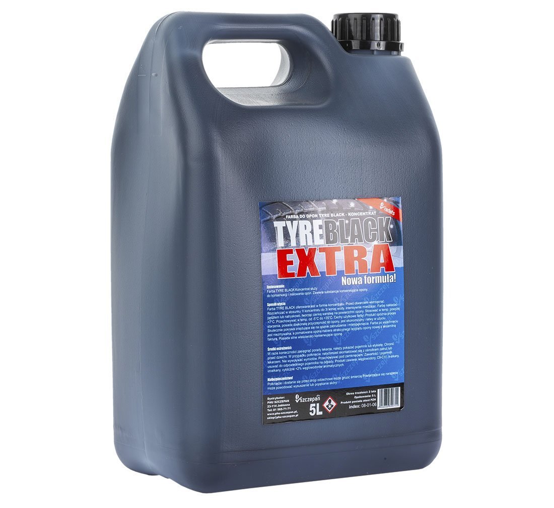 Vernice per pneumatici  auto , Black Tyre 5 litri