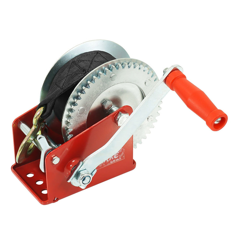 Verricello manuale, portata massima 850 kg, 10 m, ideale per traino auto, paranco, argano Verke