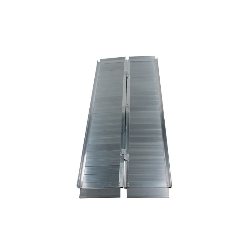 Rampa pieghevole, lunghezza 184 cm, portata 270 kg, larghezza 74,5 cm, rampa portatile in alluminio, Torso Olanda