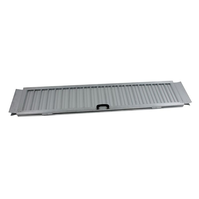 Rampa pieghevole, lunghezza 184 cm, portata 270 kg, larghezza 74,5 cm, rampa portatile in alluminio, Torso Olanda