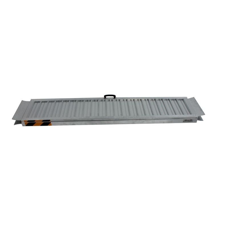 Rampa pieghevole, lunghezza 184 cm, portata 270 kg, larghezza 74,5 cm, rampa portatile in alluminio, Torso Olanda