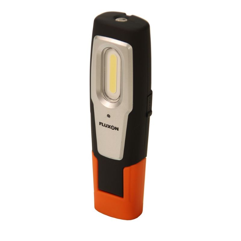 Lampada da lavoro COB LED 2W, ricaricabile tramite USB incluso, lampada da lavoro COB multifunzione con gancio per appendere e supporti magnetici, Fluxon Olanda professionale