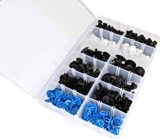 Set completo di clip di montaggio in plastica per auto - confezione rivetti, clip e fissaggi universali per veicoli - carrozzeria e accessori auto, clip di fissaggio per auto, Opel 300 pezzi