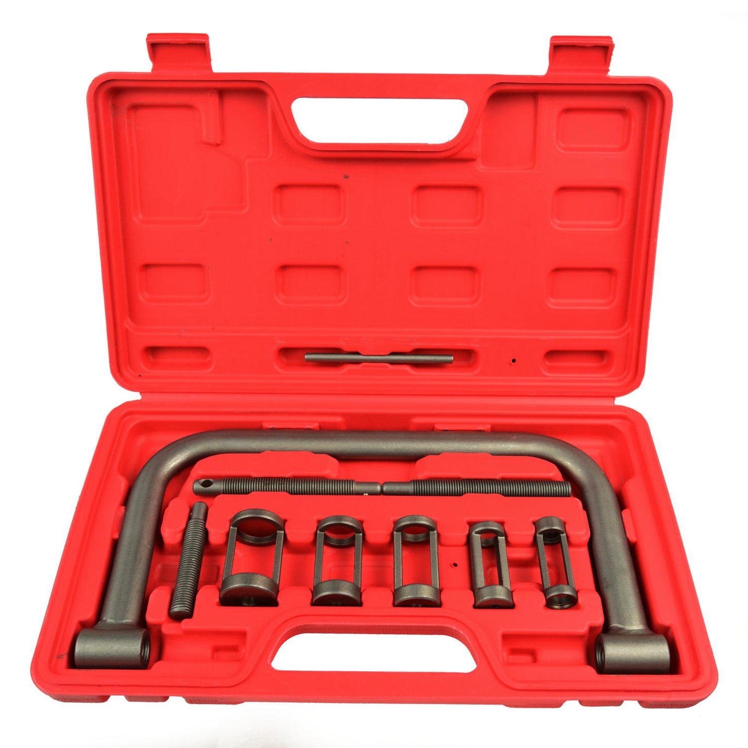 Set universale tenditore molla sospensioni, set per montaggio smontaggio ammortizzatori, smonta molle, auto attrezzo per ammortizzatori