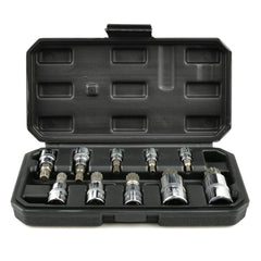 Set di 10 chiavi a bussola XZN Spline, tipo M, M4-M18 per 1/2