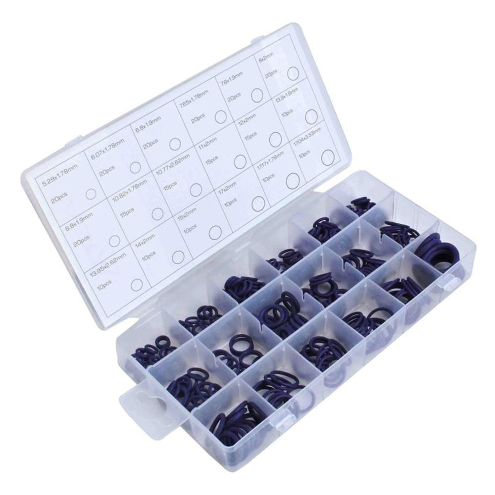 Set-kit guarnizioni O-ring aria condizionata, assortimento per auto A/C compressore e sanitari professionali ,per raccordi,guarnizione riparazione, 270 pezzi