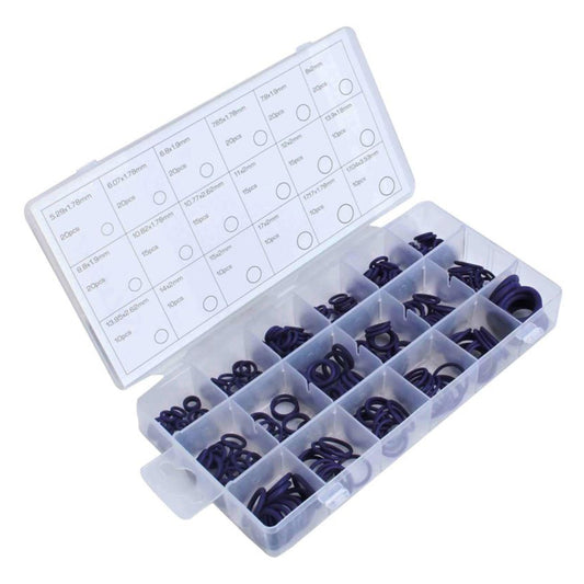 Set-kit guarnizioni O-ring aria condizionata, assortimento per auto A/C compressore e sanitari professionali ,per raccordi,guarnizione riparazione, 270 pezzi
