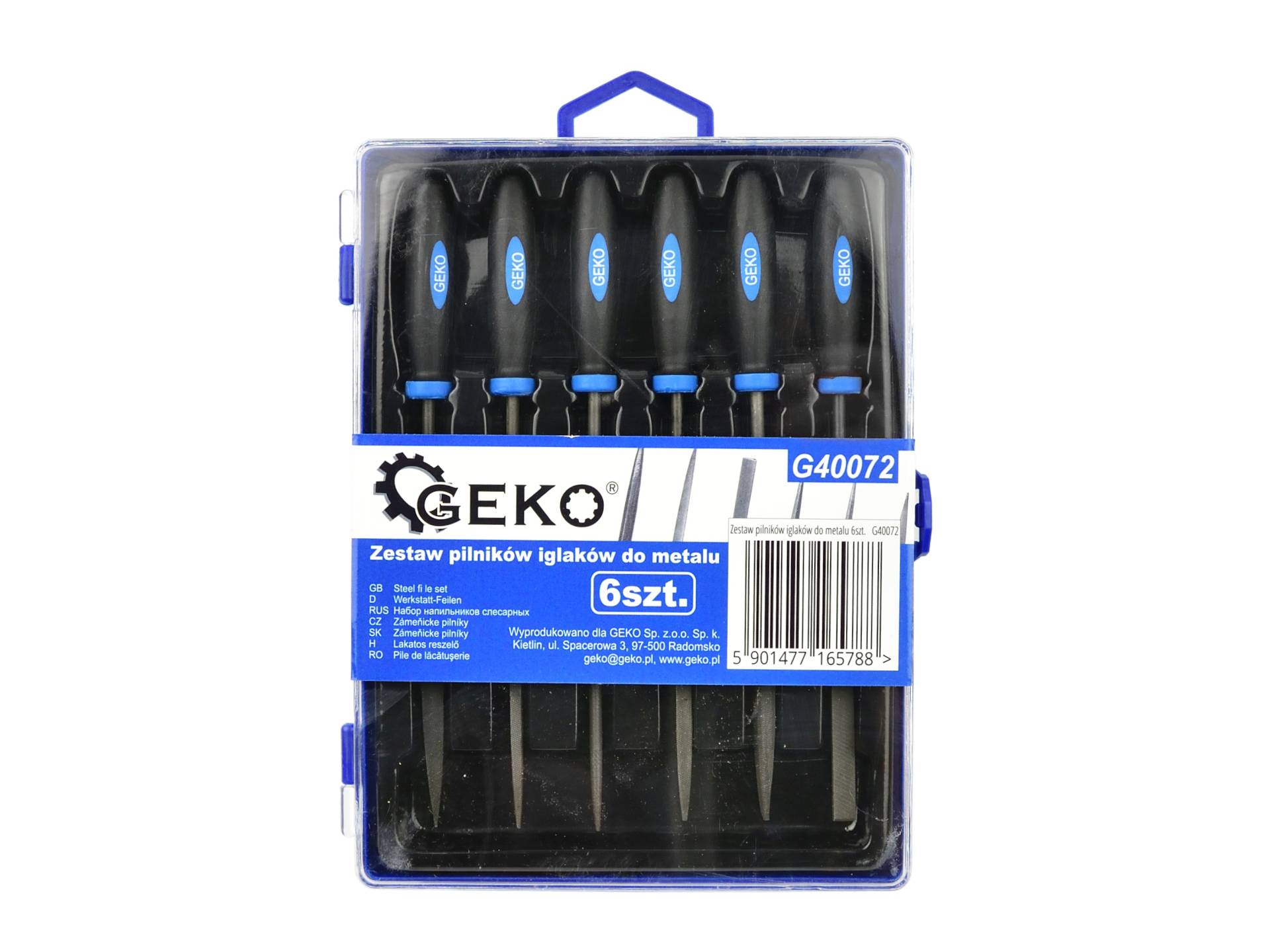 Set di lime 6 pezzi Geko