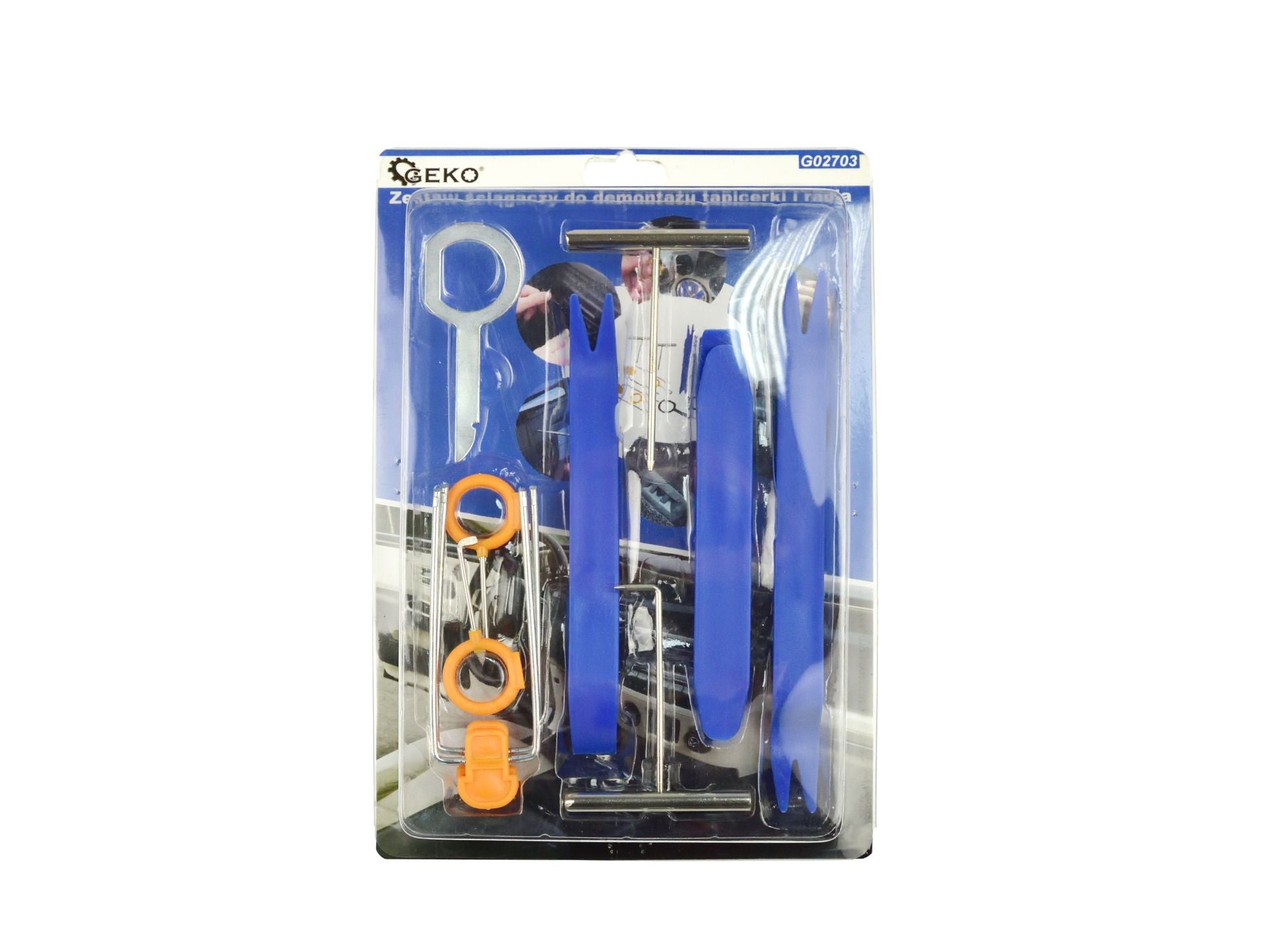 Leve plastica smontaggio auto, 12pcs kit smontaggio pannelli auto con strumento di smontaggio del dispositivo fissaggio aggiornamento, utilizzato per smontare pannello interno auto radio, kit di montaggio autoradio, Geko